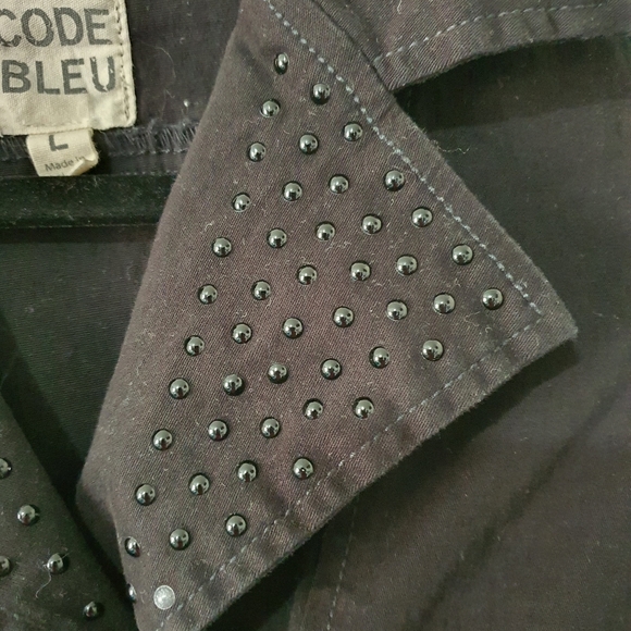 Code Bleu Black Moto Jacket - Picture 5 of 5